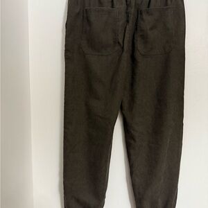 SHEIN Brown Chinos Relaxed Fit Elastic Waist
